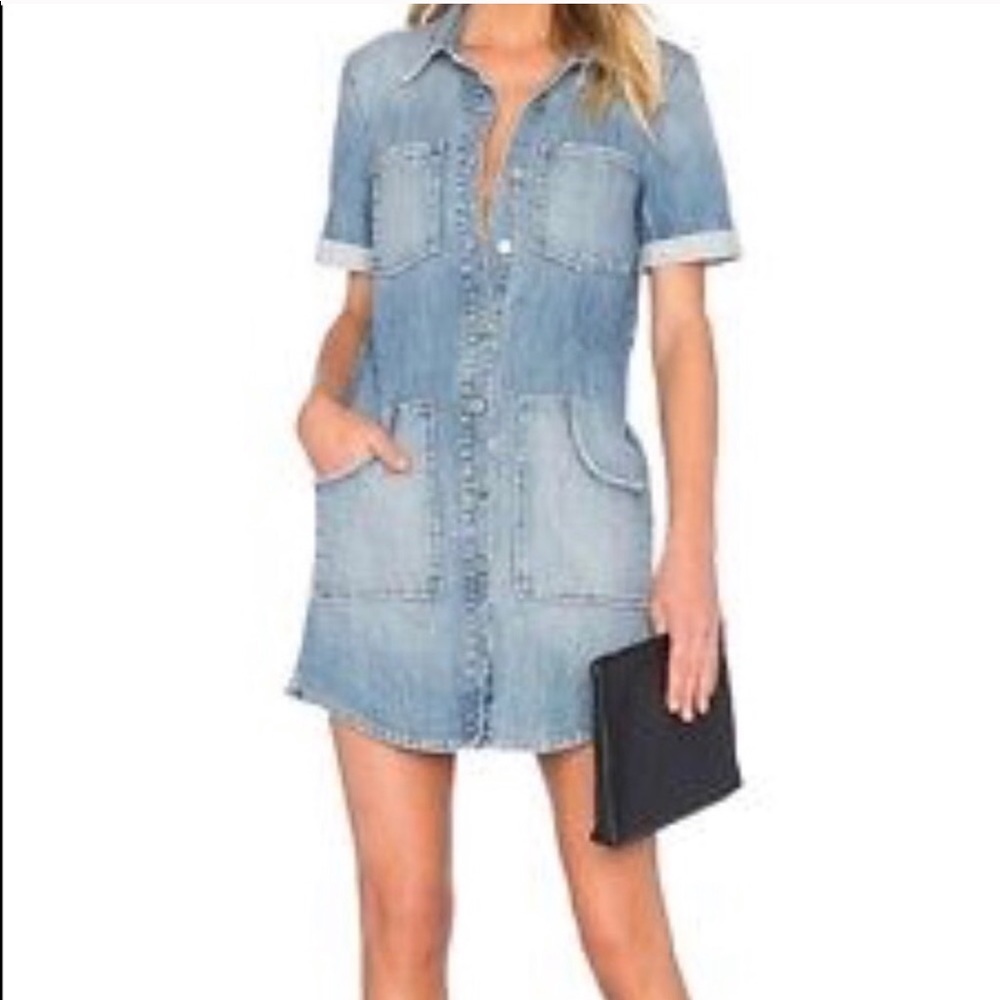 GRLFRND Miranda Denim Dress M
